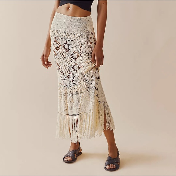 Flook the label crochet maxi skirt size small - Picture 6 of 9